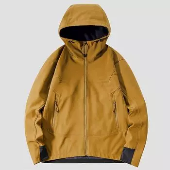 Ветровка софтшелл Bird s 2024: Водонепроницаемая, грязеотталкивающая куртка для активного отдыха для пар на осень/зиму M (95-120 jin)