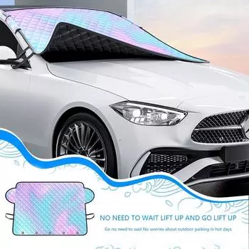Ветровое стекло Снежный чехол Автомобильные чехлы для снега Противоморозные зимние автомобильные чехлы для снега и льда Ветровое стекло Снежный чехол Ветровое стекло spain