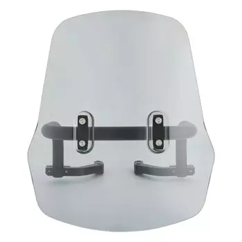 Ветровое стекло VIPIH для мотоцикла Hunter Cub Screen, применимое для Honda Hunter Cub CT125, жесткое перевернутое крепление для экрана мотоцикла серый