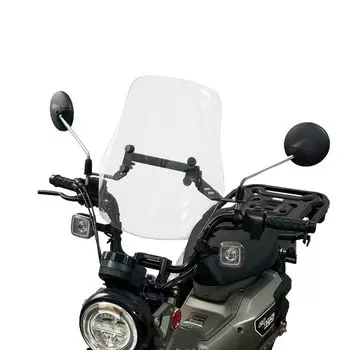 Ветровое стекло Yoothi совместимо с Honda Trail 125 Hunter Cub CT125 Ветровое стекло CT125 Ветрозащитный экран Мотоциклетный экран Ветрозащитный экран Мотоцикла
