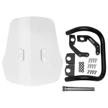 Ветровое стекло ZETA RACING Adventure Стандартный экран CT125 Light Smoke Screen можно перевернуть вверх дном Установка мобильного устройства Стандартный кронштейн