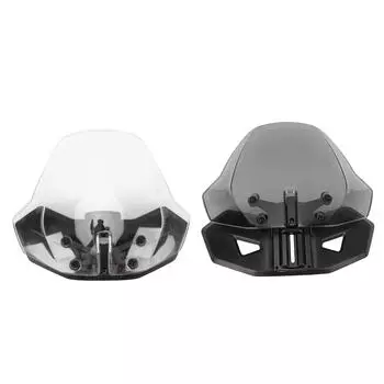 Ветровой экран Высокая прочность Простая установка 219401032 Регулируемое ветровое стекло Ударопрочное для Ryker 600 900 Sport серый