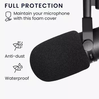 Ветрозащита для микрофона Поролоновая накладка для Shure SM7B, PGA27, SM27