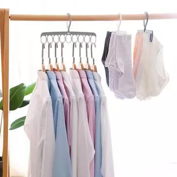 Ветрозащитная долговечная уникальная компактная вешалка для одежды широкого применения, зажим-органайзер синий