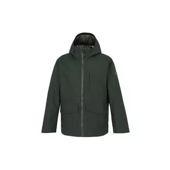 Ветрозащитная дышащая однотонная куртка с капюшоном Timberland, мужские куртки, зеленые A2EQT-U31 M