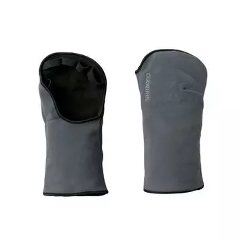 Ветрозащитная флисовая грелка для рук Plus Charcoal XL [Shimano] Gore-Tex GL-033W древесный уголь