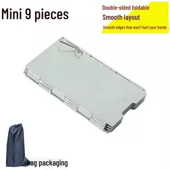 Ветрозащитная газовая плита для кемпинга с ветрозащитным экраном и кольцевой защитой горелки.