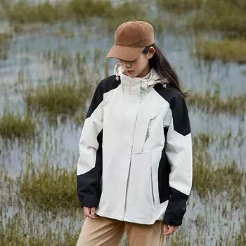 Ветрозащитная и дышащая женская альпинистская куртка, идеально подходящая для весны и осени. M фиолетовый