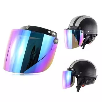 Ветрозащитная и солнцезащитная линза, линза из поликарбоната, удобная линза, легкая солнцезащитная линза, простая установка, подходит для мотоциклетных шлемов 3
