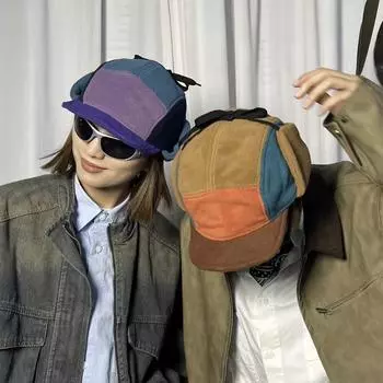 Ветрозащитная и теплая флисовая шапка Lei Feng для защиты ушей от холода, подходящая по цвету для улицы, осень и зима, для мужчин и женщин, для пар, флисовая шапка M56-58cm чёрный