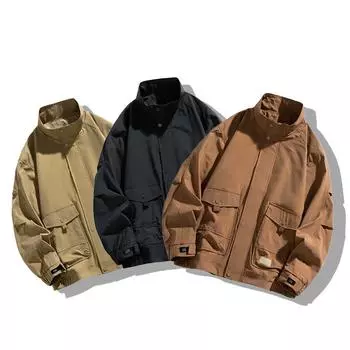 Ветрозащитная и теплая мужская осенне-зимняя куртка/парная ветрозащитная и теплая куртка-повседневный и универсальный топ M