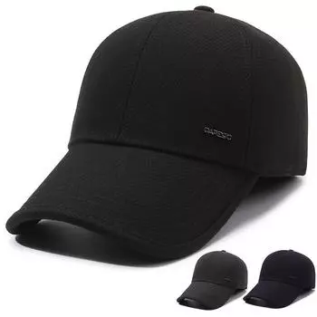 Ветрозащитная кепка для мужчин на осень-зиму для людей среднего и пожилого возраста, кепка для защиты ушей, теплая, бархатная бейсболка серый