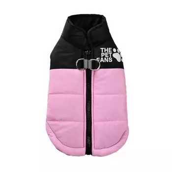 Ветрозащитная одежда для собак с D-образным кольцом, пальто для маленьких и средних собак, зимние теплые флисовые куртки для щенков, костюм для французского бульдога и мопса XS