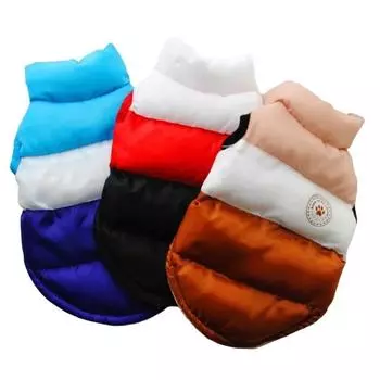 Ветрозащитная одежда, жилет для французского бульдога, теплая куртка для собак, одежда для маленьких собак, зимнее пальто для домашних животных, одежда для кошек, жилет для собак, домашние животные S зелёный