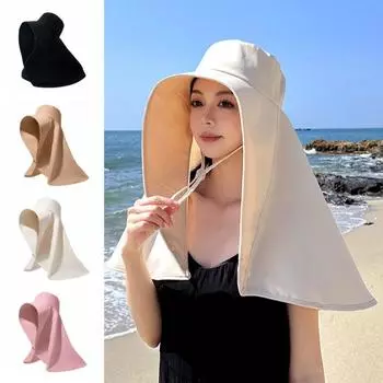 Ветрозащитная пляжная шляпа, дышащая, солнцезащитная кепка, модная, с широкими полями, для рыбалки