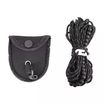 Ветрозащитная походная веревка для сушки, экономящая место, освещение, веревка для подвешивания, дорожная веревка для белья, балкон, дом чёрный