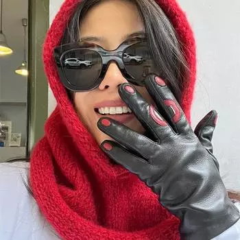 Ветрозащитная шапка с капюшоном, однотонная шапка с воротником, вязаная шапка-балаклава Kawaii, зимняя чёрный