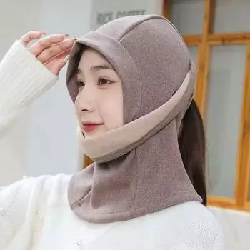 Ветрозащитная теплая шапка-бини, толстые теплые зимние шапки, простая шапка-ушанка для катания на лыжах и катания на лыжах style 3