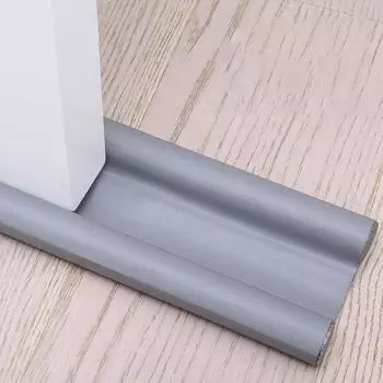 Ветрозащитная уплотнительная полоса, заглушка для сквозняков, стопор, нижняя защита двери, защитный фиксатор двери, звукоизоляция, защита от пыли, хозяйственные принадлежности серый