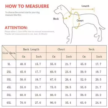 Ветрозащитная водонепроницаемая куртка для больших собак, зимняя одежда для собак средних и больших пород, золотистый ретривер, бульдог, талисманы, одежда XL жёлтый