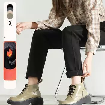 Ветрозащитные штаны женские осенне-зимние плюс флисовые толстые повседневные теплые штаны оптом M