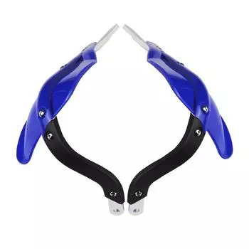 Ветрозащитные, устойчивые к погодным условиям, высокопрочные защитные дефлекторы с регулируемым углом наклона для защиты рук мотоцикла синий