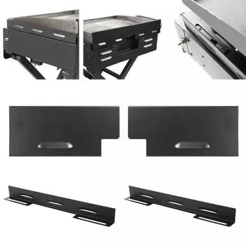 Ветрозащитный экран для гриля Blackstone Griddle 17-36 дюймов, комплект из 4 шт., нержавеющая сталь 17inch