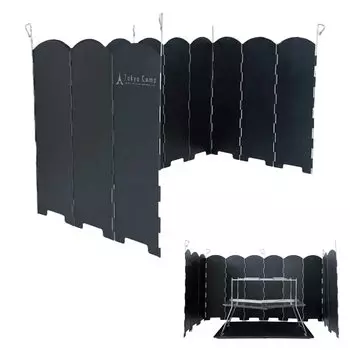 Ветрозащитный экран для костра Tokyo Camp, совместимый с ветрозащитными экранами других производителей, тяжелая стальная ветрозащитная доска, отражатель для костра для кемпинга, отражатель