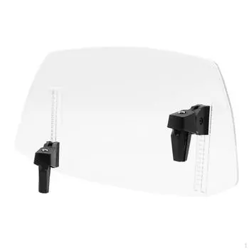 Ветрозащитный экран для мотоцикла, регулируемые детали для езды, ветровое стекло, простая установка Transparent