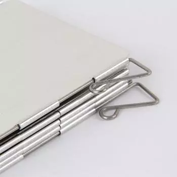 Ветрозащитный экран для высокой плиты - Ветрозащитный экран для газовой горелки - Алюминиевая походная плита Компактная складная, уличная плита с бутановой горелкой Ветрозащитный экран A1