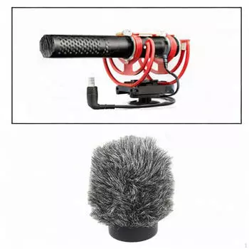 Ветрозащитный экран Mic Deadcat Windjammer Soft, простой в использовании, ветрозащитный экран для интервью NTG1 NTG2 5CM