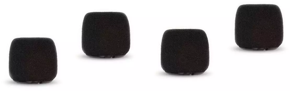 Ветрозащитный экран Shure Black Foam для конденсаторных микрофонов Centraverse Overhead ACVO4WS-B (Пакет 4)