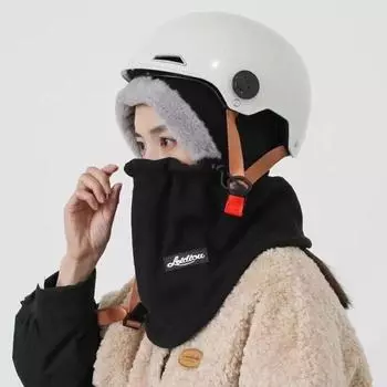 Ветрозащитный электрический велосипедный капюшон-маска, теплый велосипедный и холодный велосипедный шарф, универсальная шапка One Size бежевый