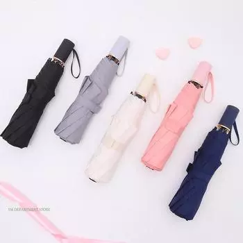 Ветрозащитный многослойный зонт для мужчин и женщин, полностью автоматический дождь, роскошные мужские большие зонты для бизнеса, зонтик, 8 ребер темно-синий