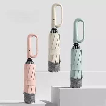 Ветрозащитный обратный зонт, автоматический, складной зонт от дождя с пряжкой и ручкой, уличный, дорожный зонт для гольфа, большой размер для мужчин и женщин розовый