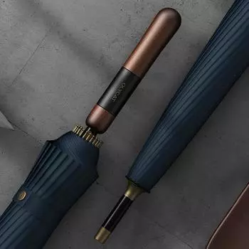 Ветрозащитный зонт для гольфа с 24 костями для мужчин, роскошный зонт от дождя с деревянной ручкой, прочный, зонт большого размера с длинной ручкой, бесплатная доставка