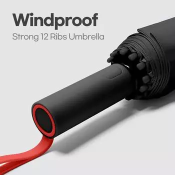 Ветрозащитный зонт для женщин и мужчин, автоматический зонт с защитой от ультрафиолета, 12 К, сильный, большой складной зонт для гольфа, солнцезащитный зонт синий