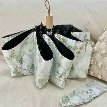 Ветрозащитный зонт высокого класса, устойчивый к атмосферным воздействиям, дизайн, подходит для солнечных и дождливых дней Maple 8 Bone Manual