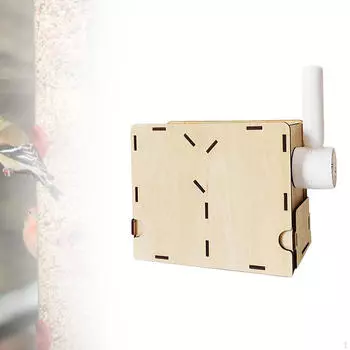 Ветряная дробилка для выдувания корма для птиц с сепаратором вентилятора, легкий портативный разделитель, своими руками из дерева