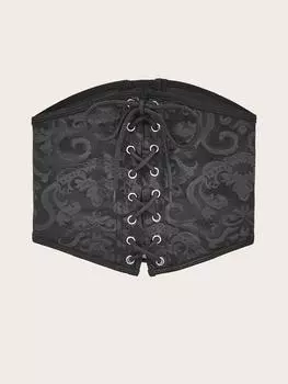 Ветряная Леди Широкий Пояс Леопардовый Принт Эластичный Эластичный Пояс Печать Платье Украшение Талии