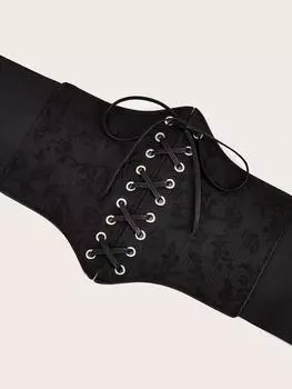 Ветряная Леди Широкий Пояс Леопардовый Принт Эластичный Эластичный Пояс Печать Платье Украшение Талии