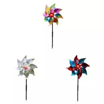 Ветряная мельница, отпугивающая птиц, фруктовый сад, светоотражающая ветряная мельница, защита сада (В)