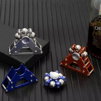 Ветряная мельница Ручная вертушка Колесо обозрения Треугольное колесо обозрения Гироскоп Классические игрушки серебряный