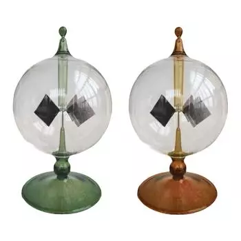 Ветряная мельница с солнечным светом и давлением, настольная игрушка высотой 13,8 см для учебных комнат, профессиональный инструмент для обучения физике, украшение жёлтый