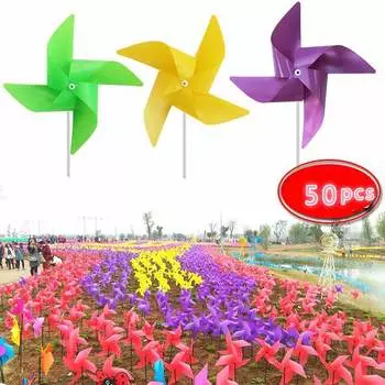 Ветряная мельница, водонепроницаемая пластиковая ветряная мельница, игрушки, садовый газон, декор для вечеринки, игрушка в подарок для детей, игрушки для рукоделия