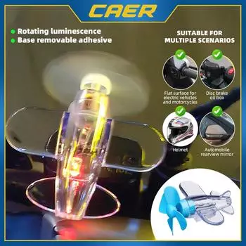 Ветряной светодиодный самолет-украшение для мотоциклов и автомобилей