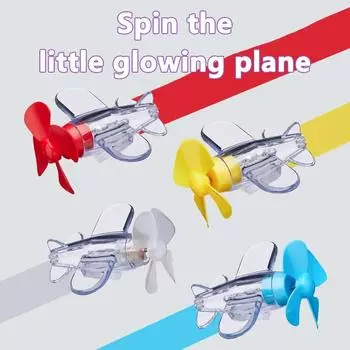 Ветряные светодиодные украшения для самолетов, мотоциклов, руля, зеркала заднего вида автомобиля, вращающиеся светодиодные фонари, украшения красный