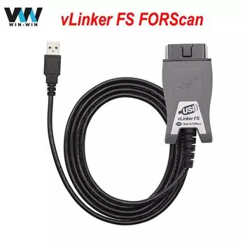 Vgate vLinker FS ELM327 для Ford FORScan HS/MS-CAN ELM 327 OBD 2 OBD2 автомобильный диагностический сканер интерфейсные инструменты OBDII для Mazda