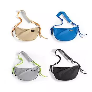 Vgoal осень новая мужская и женская сумка через плечо водонепроницаемая легкая сумка-слинг в японском стиле повседневные сумки-хобо для влюбленных чёрный