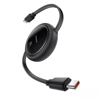 «ВГП. Премия 2025 года «Кабель для зарядки Baseus, сворачиваемый, USB-C, быстрая зарядка, 100 Вт, 5 А, совместимый с PD, не спутывающийся, компактный, катушечный, iPhone16/15»